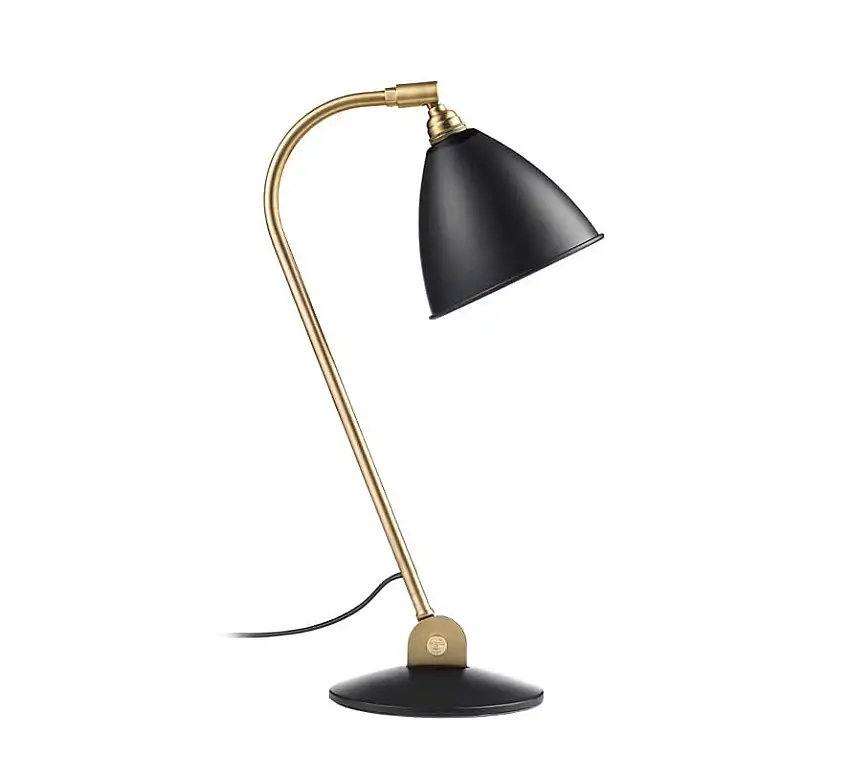 Gubi Bestlite BL2 Lampada da Tavolo - Nero Carbone/Ottone