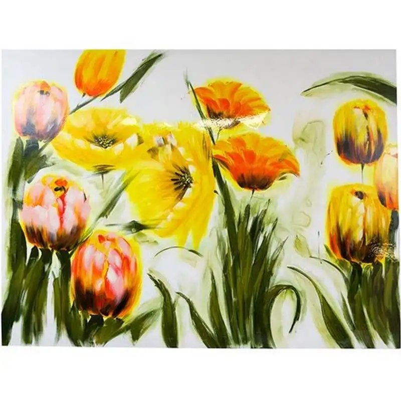 Dipinto a mano olio su tela FIORI MULTICOLOR 200 X1745