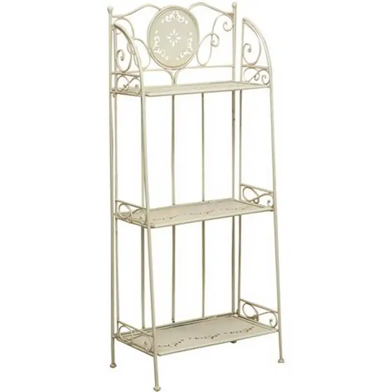 Etagere multifunzione finitura bianca anticata - F1332