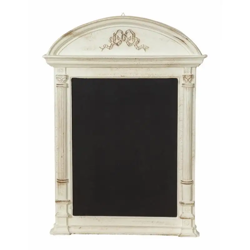 Lavagna da parete in legno finitura bianco anticato L6800