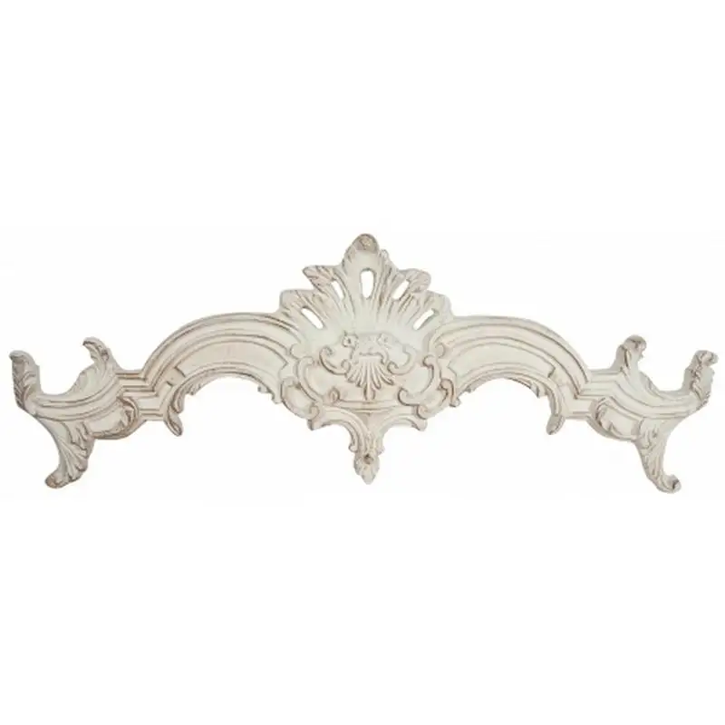 Sopraporta in legno finitura bianco anticato L6398