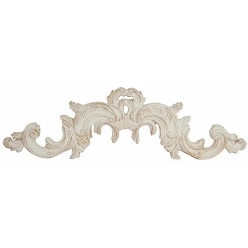 Sopraporta in legno finitura bianco anticato L6400