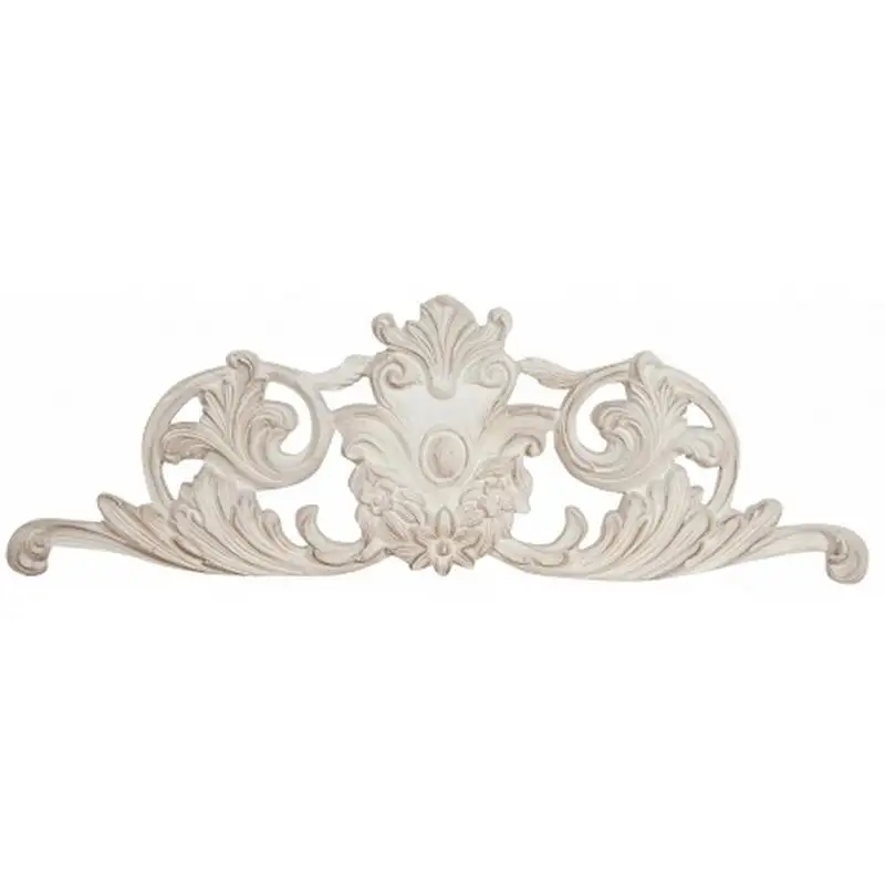 Sopraporta in legno finitura bianco anticato L6447