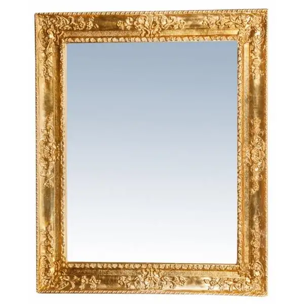 Specchiera L6461 finitura foglia oro anticato