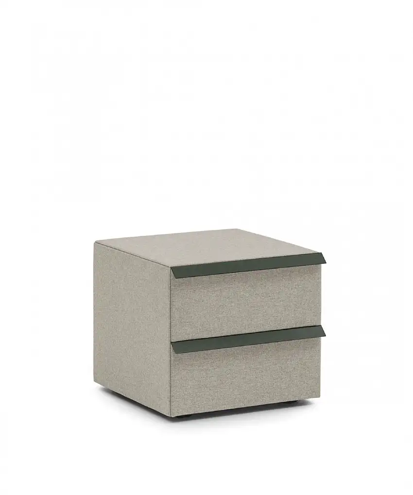 Bolzan Comodino con 2 Cassetti Oikos
