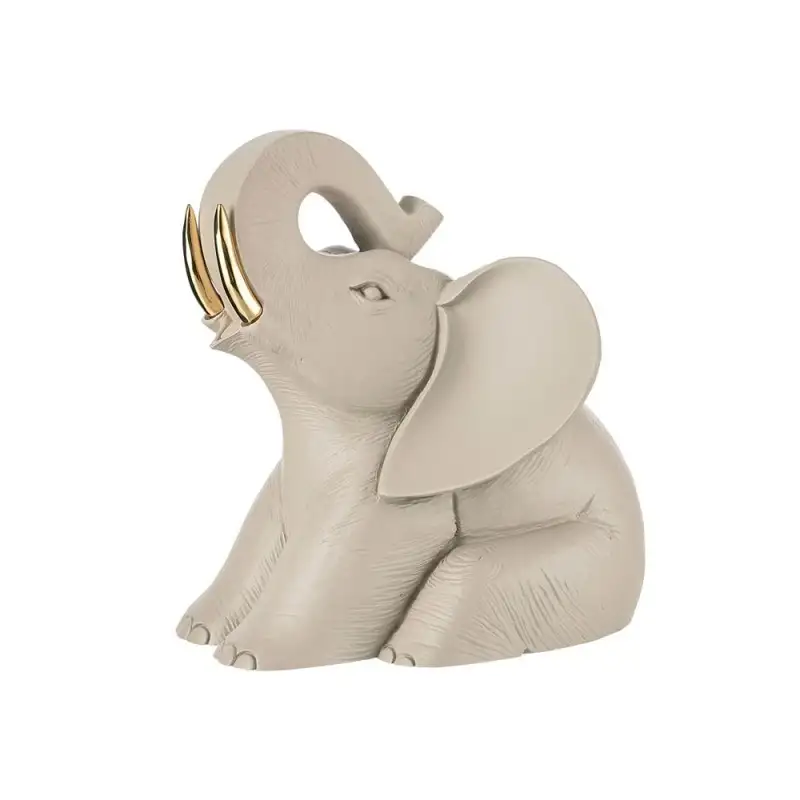 Bongelli scultura elefante nocciola piccolo 11x11cm