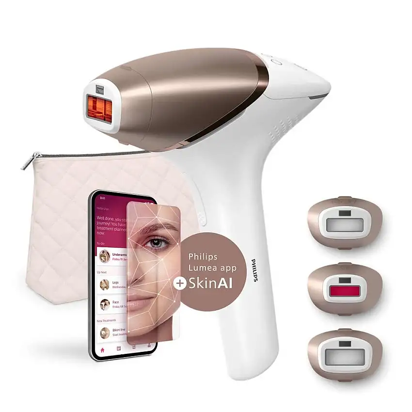 Philips BRI973/00 epilatore a luce pulsata Luce pulsata intensa (IPL) Rose Gold, Bianco cod. BRI973/00
