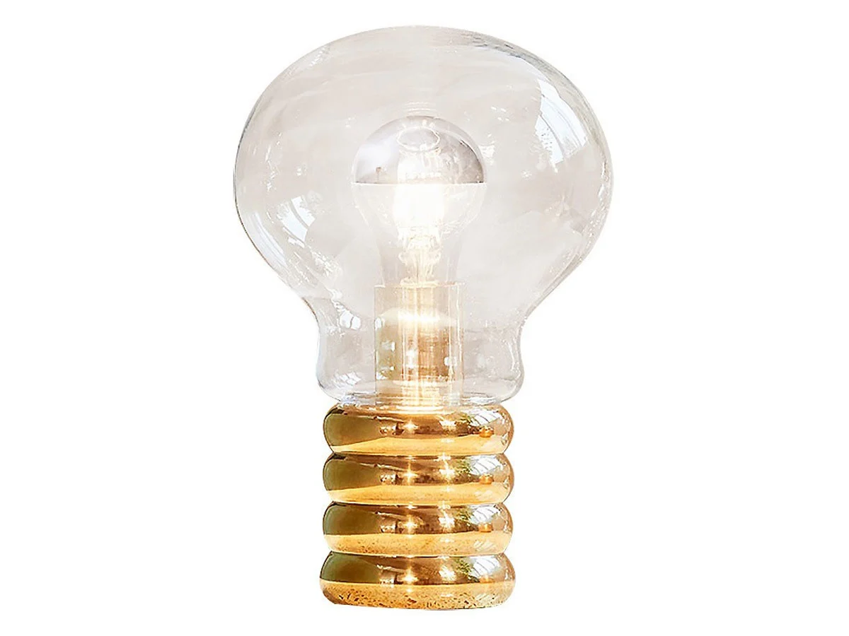 Ingo Maurer Bulb Brass Lampada da Tavolo