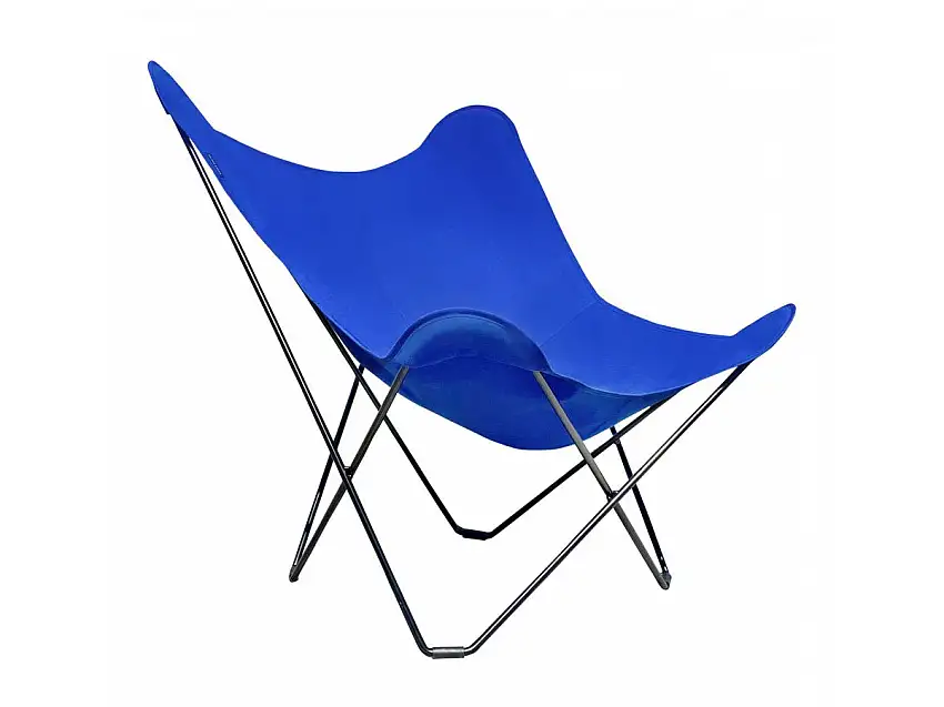 Cuero Butterfly Sedia Outdoor Sunbrella Sunshine Mariposa - Struttura Nero