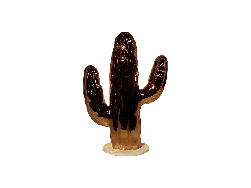Fuoriluogo Design Milano Cactus Elemento Decorativo Piccolo - Metallizzato