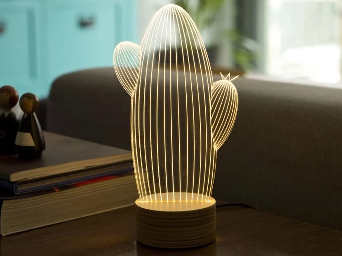 Studio Cheha Bulbing Cactus Lampada da Tavolo