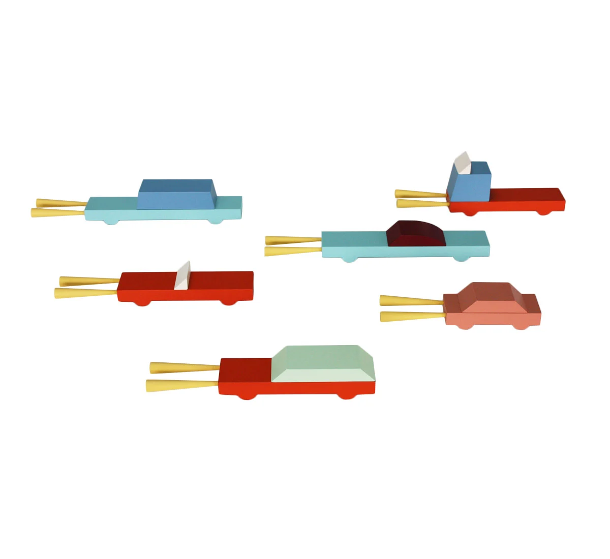 Me Too Magis Car Stool - Set Parallelepipedi