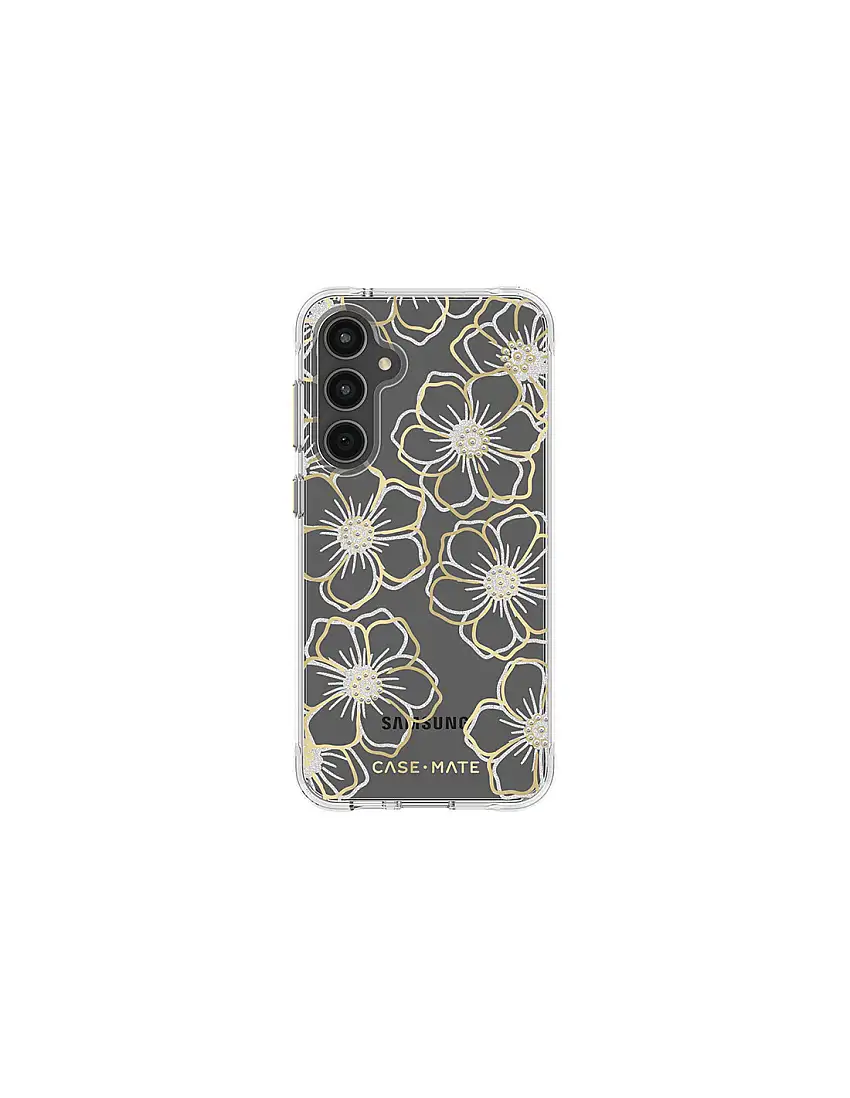 Case-Mate Floral Gems - Case for Samsung Galaxy S23 FE 5G (Gold)