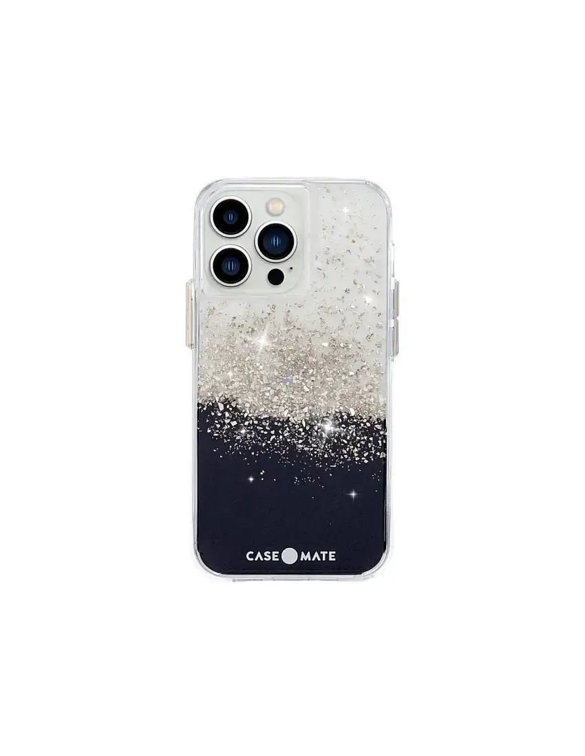 Case-Mate Karat - Case for iPhone 13 Pro decorated with onyx (Onyx)