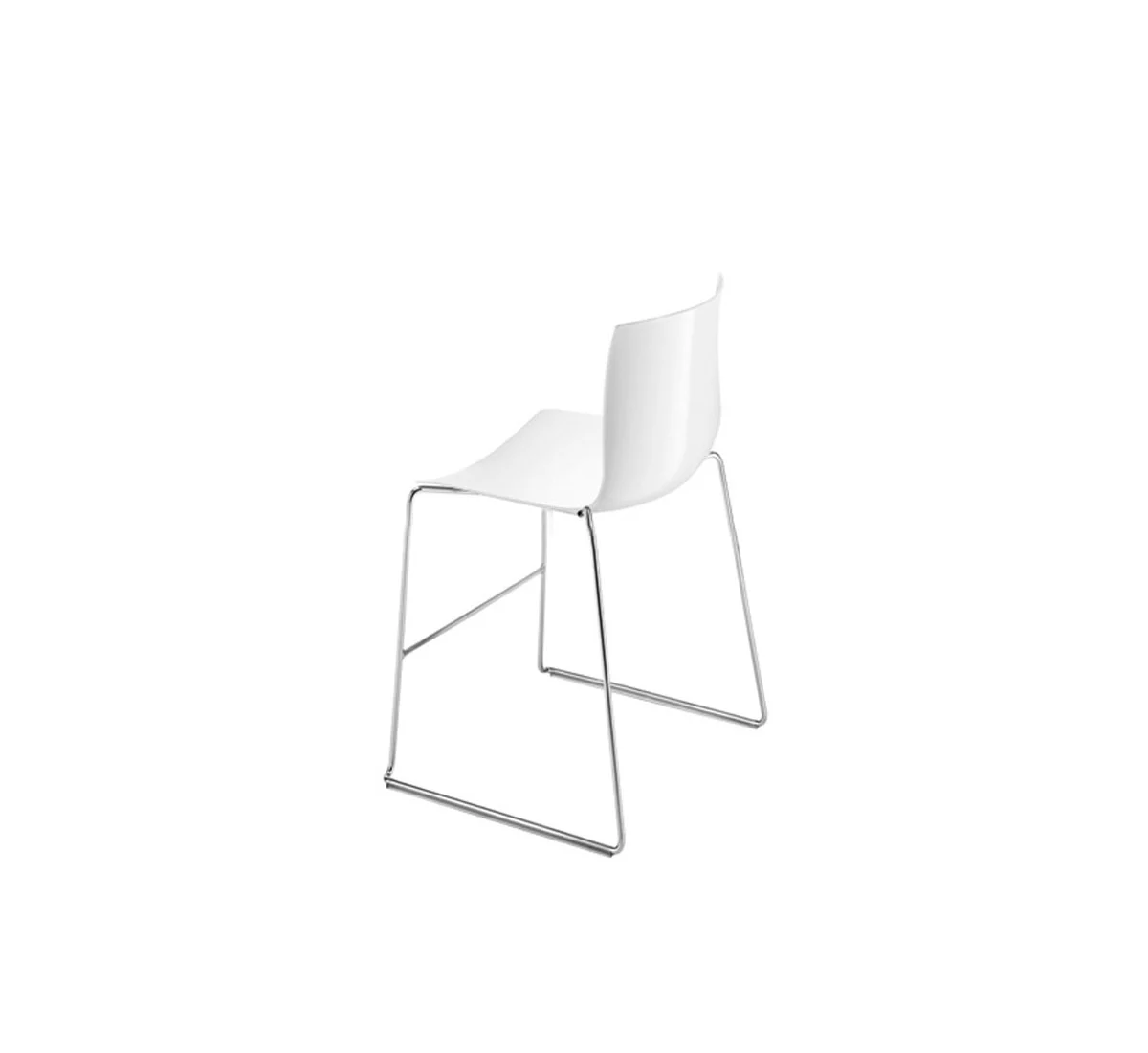 Arper Catifa 46 Sgabello Polipropilene 0474 Bianco