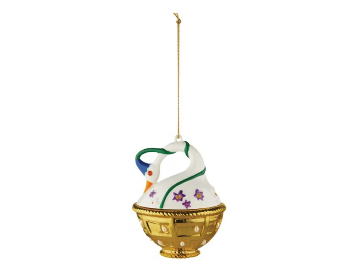 Alessi Cigno di Primavera Pallina Natalizia