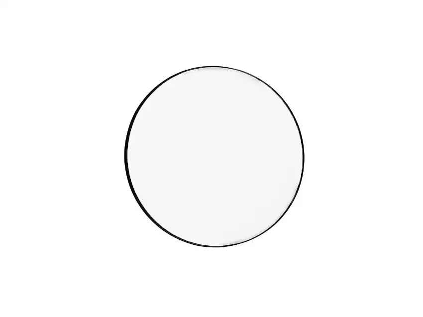 AYTM Circum Specchio - Trasparente e Nero / Ø 70 cm