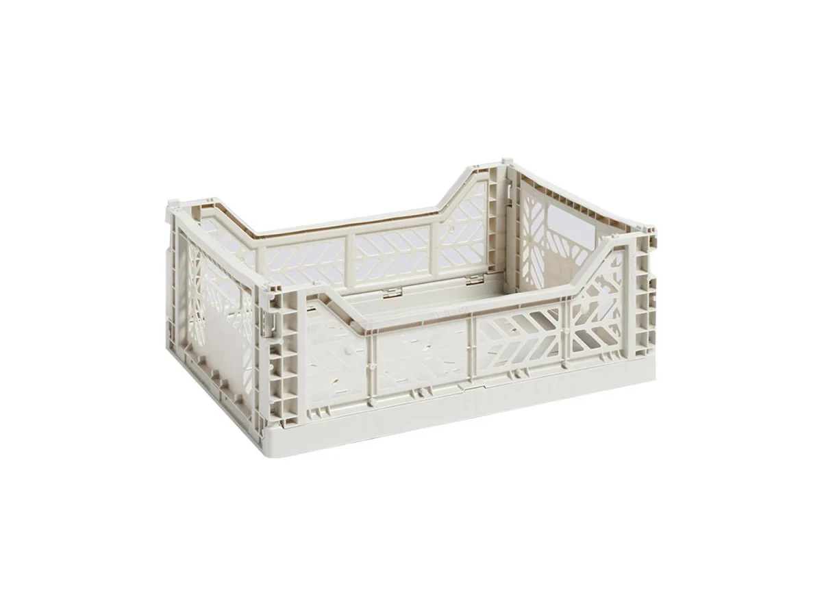 Hay Colour Crate Medium - Light Grey