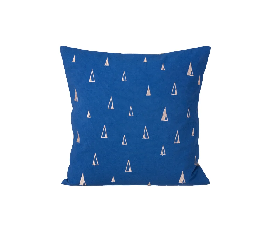 Ferm Living Cone Cuscino - Blu