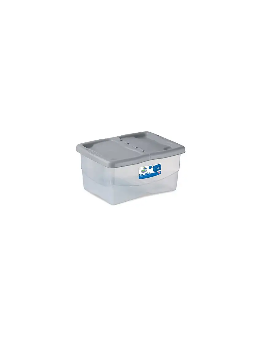 Contenitore salvaspazio Stefanplast 12901 STEFANOBOX Junior Stone grey