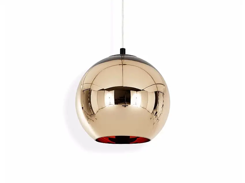 Tom Dixon Copper Round Bronze Lampada a Sospensione - Ø 25 cm
