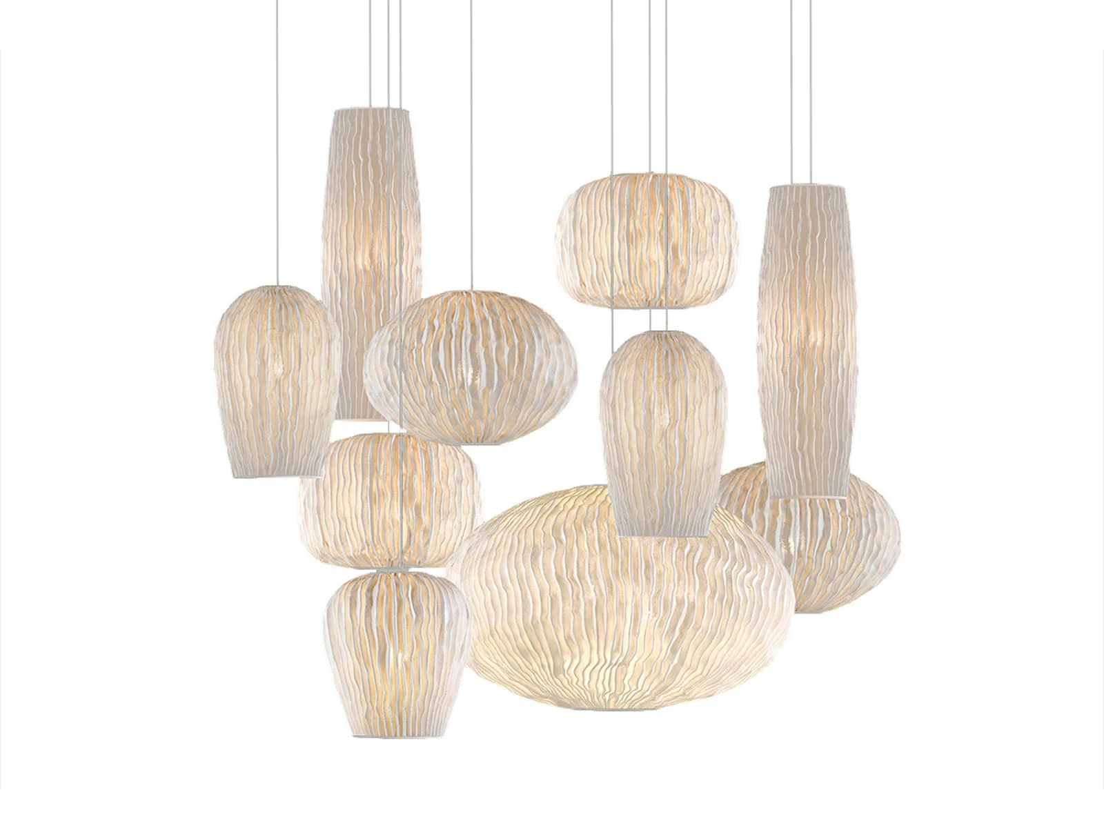 a-emotional light Coral Composition 4-10 Lampada a Sospensione