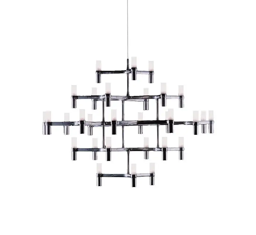 Nemo Crown Major Lucido - Lampada a Sospensione - Cavo Trasparente