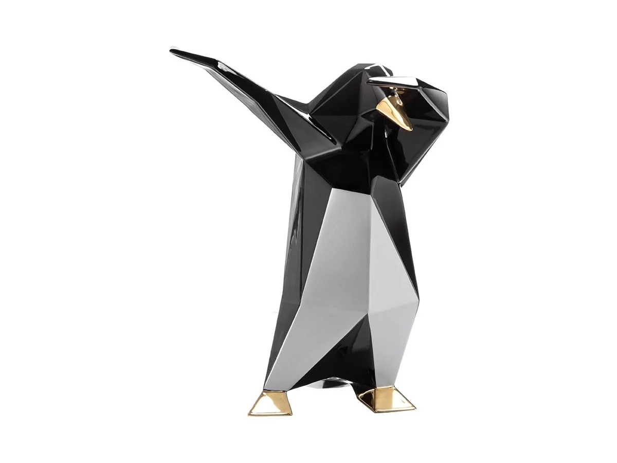Bosa Dab Penguin - Nero e Bianco Lucido / Oro Lucido