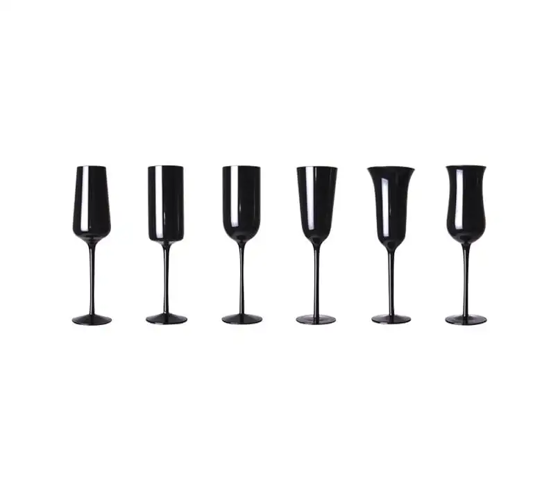 Bitossi Home Desigual Set di 6 Flute - Nero