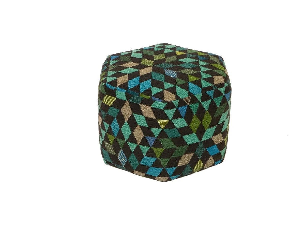 Golran Diamond Applegreen Tall Pouf