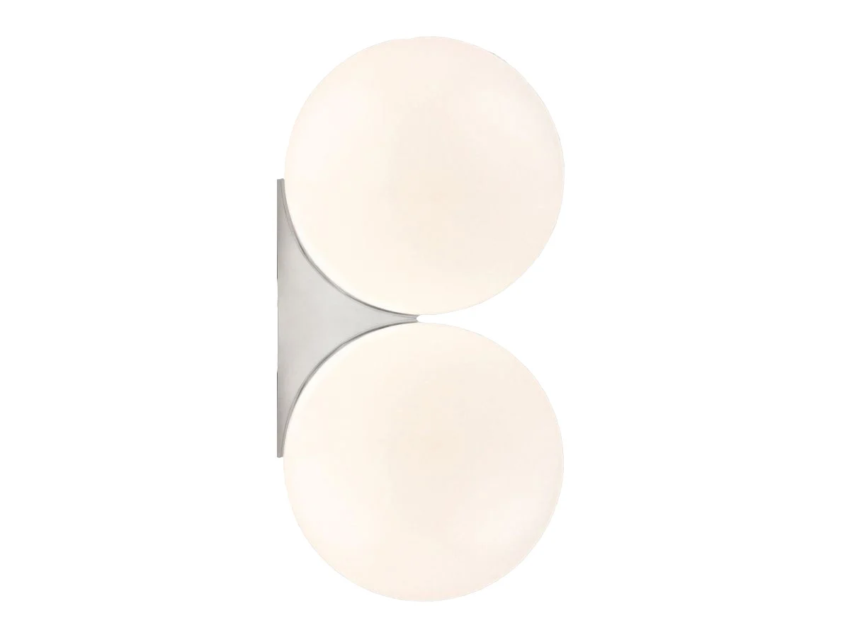 Michael Anastassiades Brass Architectural Line Double 150 Lampada da parete -Nickel