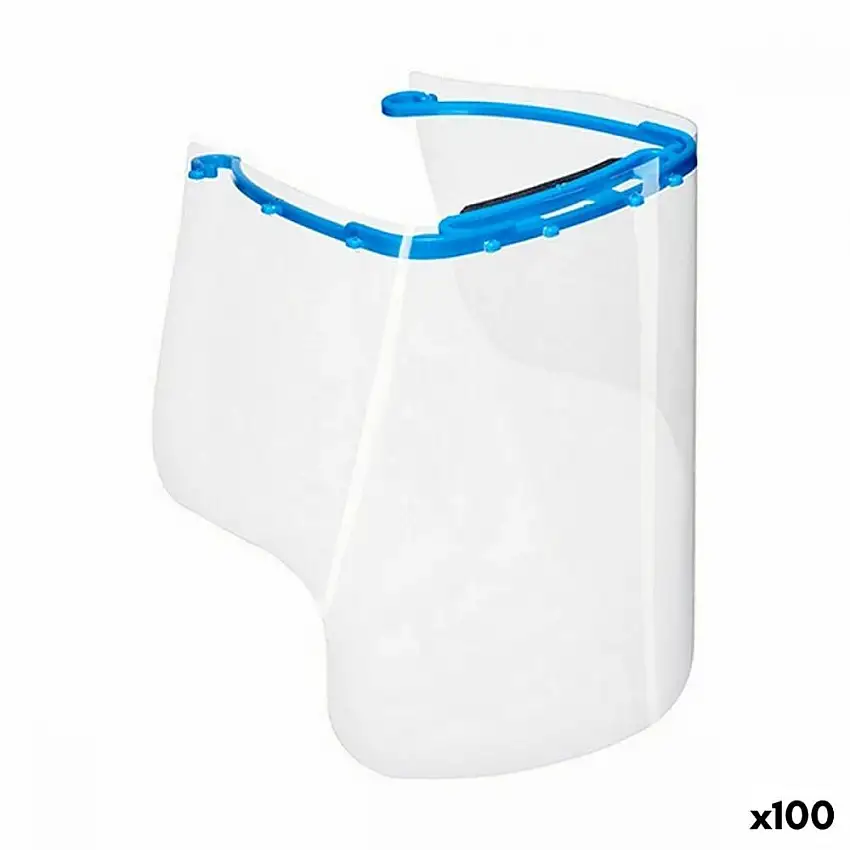 Bigbuy Home Bigbuy Home Schermo di Protezione per il Viso Trasparente Plastica (100 Unità) - E_0002_S3624862