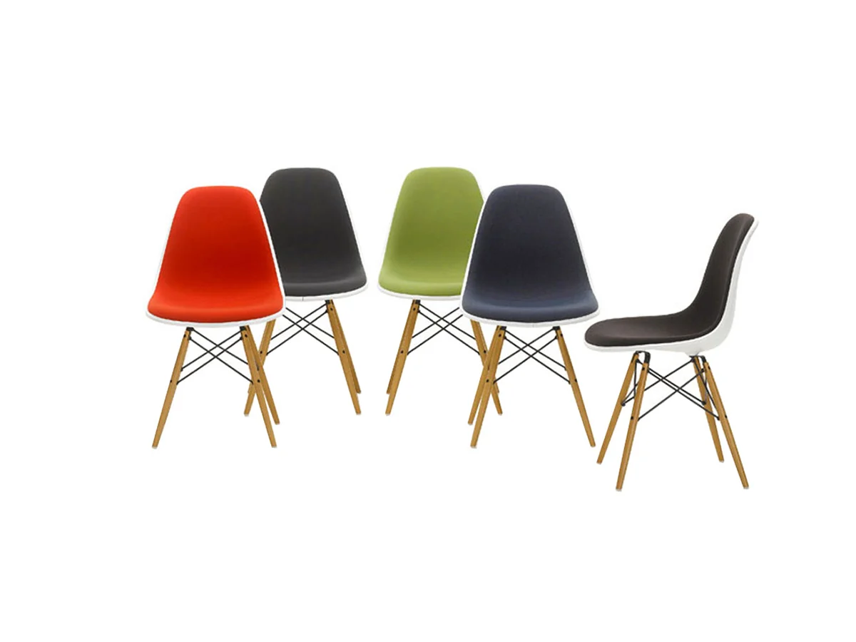 Vitra Eames Plastic Chair DSW - Sedia Imbottita