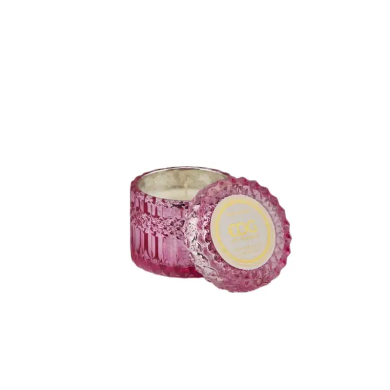 EDG Enzo De Gasperi candela profumata Crystal fucsia Mirtillo Rosso e Melograno H8,5cm