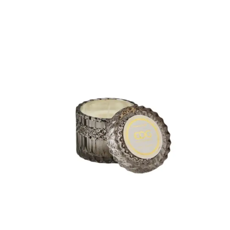 CANDELA CRYSTAL C/VASO H8.5 D9 GREY
