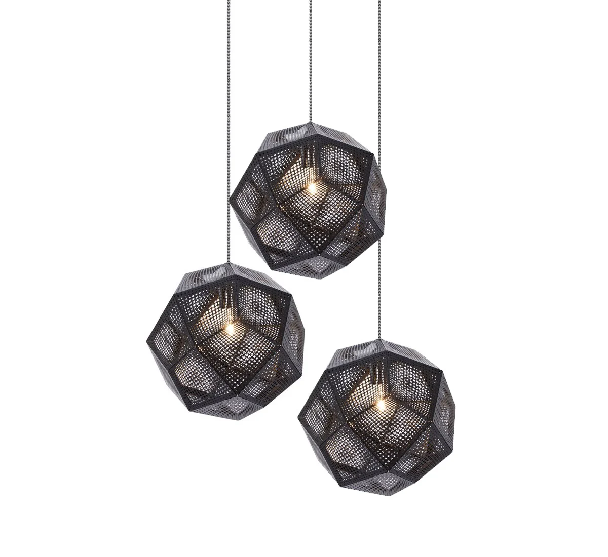 Tom Dixon Etch Shade Black Pendant System