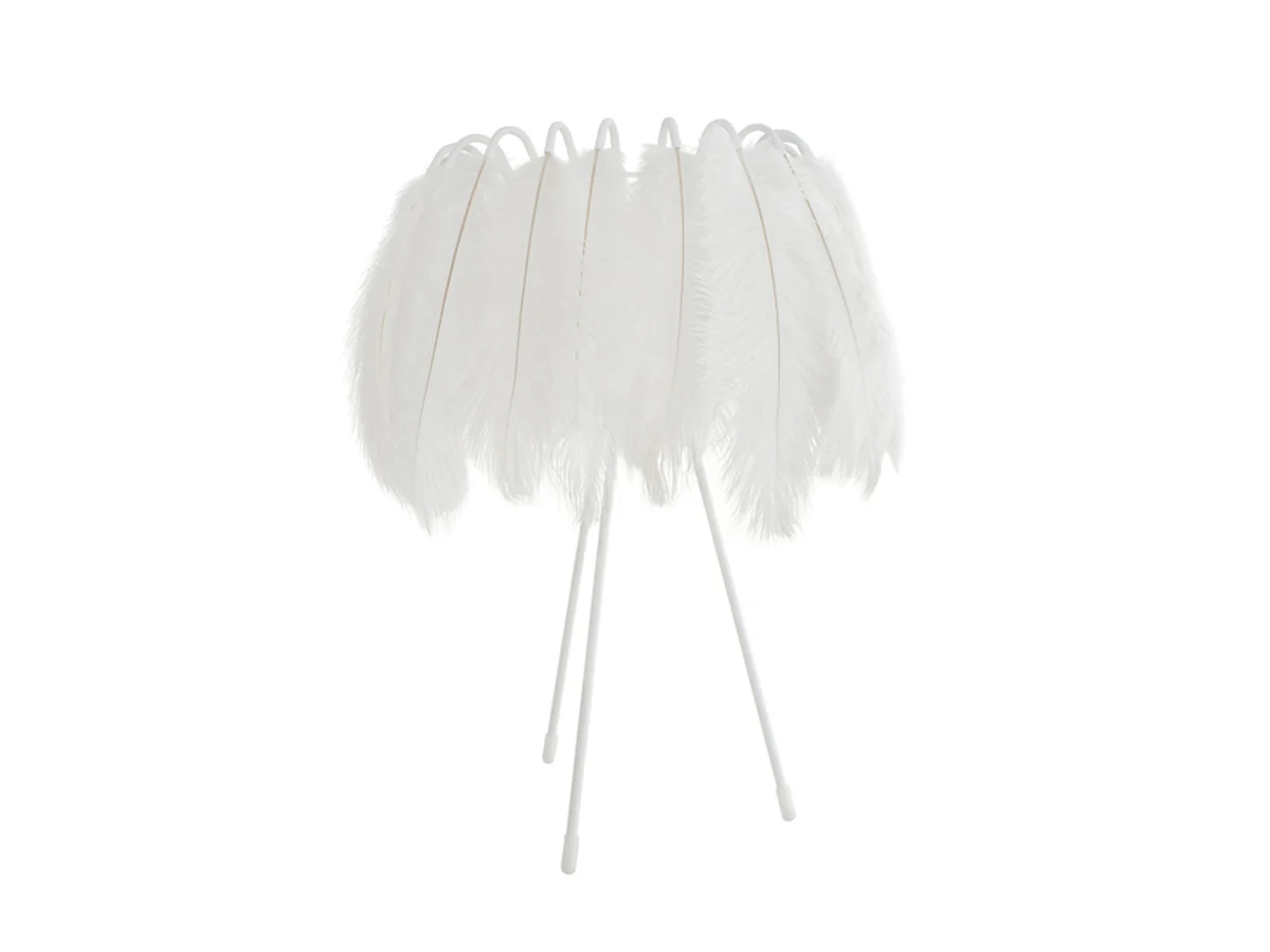Mineheart Feather All White Lampada da Tavolo