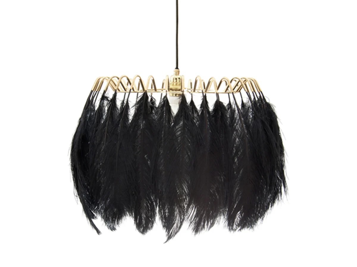 Mineheart Feather Nero Lampada a Sospensione