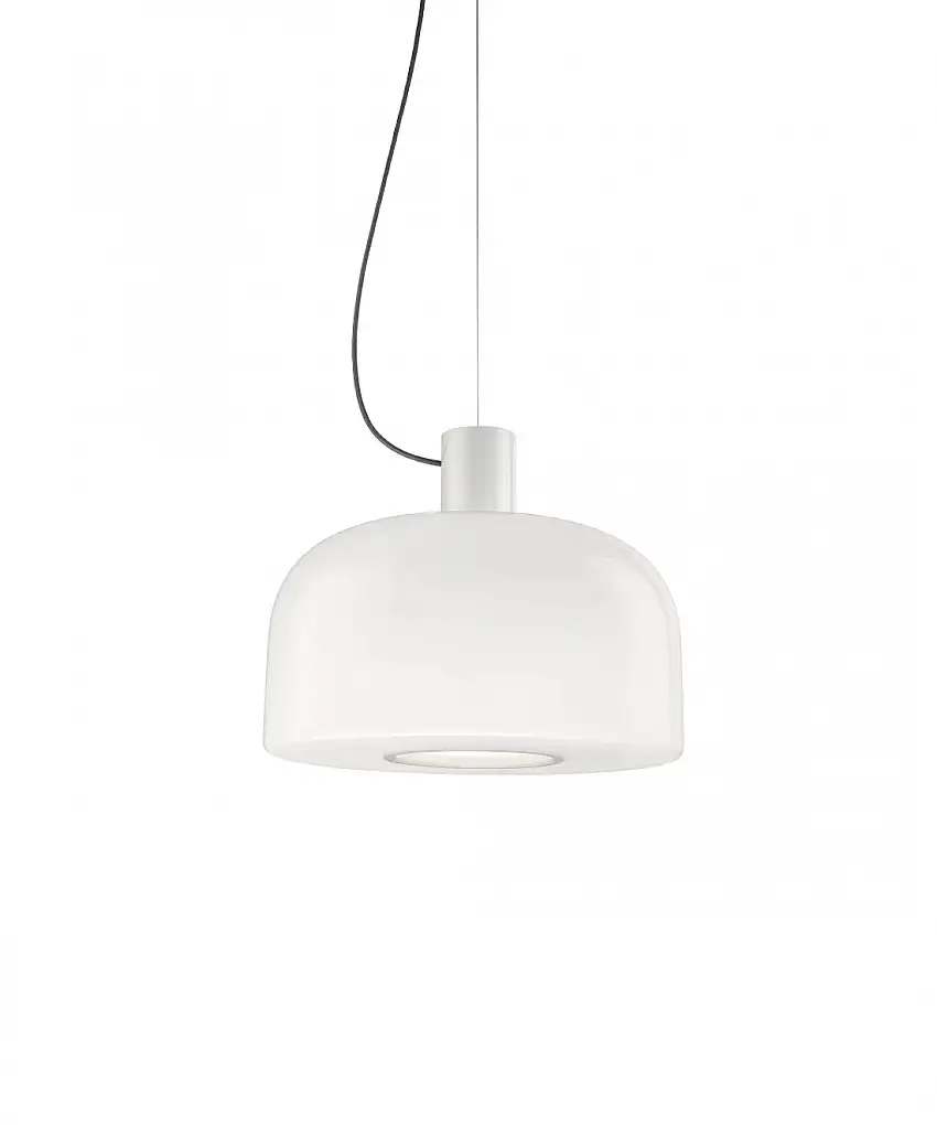 Flos Lampada a Sospensione Bellhop Glass S Bianco