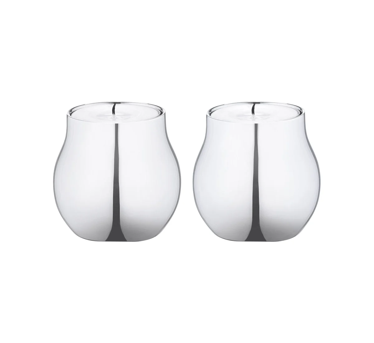 Georg Jensen Cafu set da 2 Portacandela