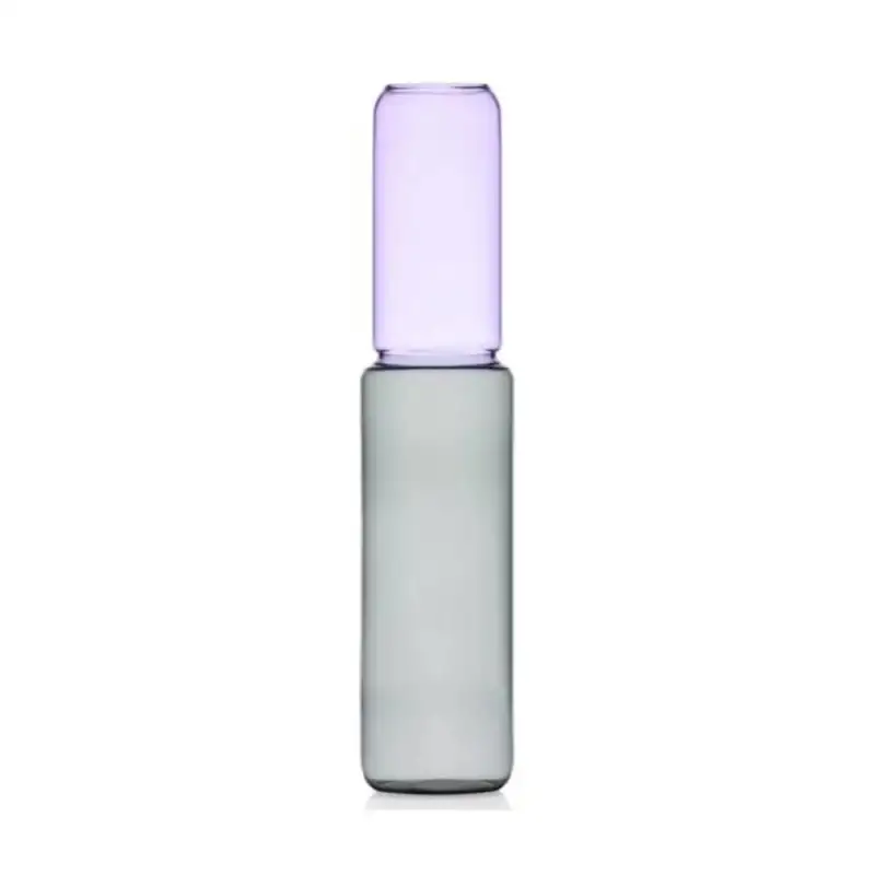 Ichendorf vaso Revolve rosa e smoke H42cm