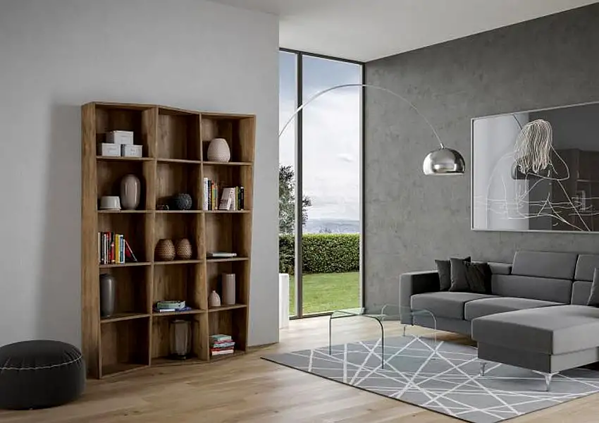 Libreria Trek 3 codice VELIBRTREK3EL-NC Noce
