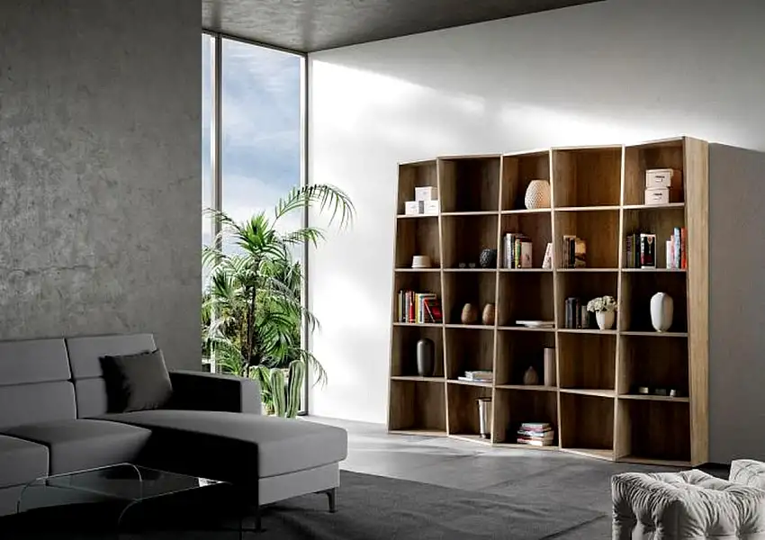 Libreria Trek 5 codice VELIBRTREK5EL-NC Noce