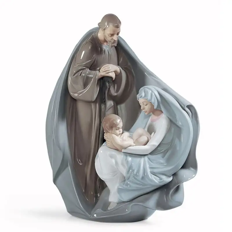 Lladrò scultura religiosa La nascita di Gesù H28cm