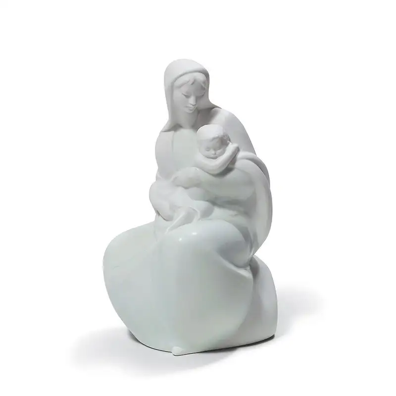 Lladrò statua Madonna con Bambino H16cm