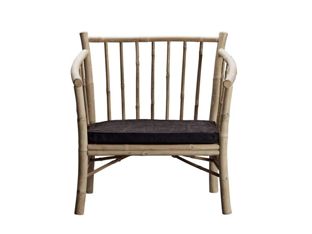 Tine K Home Bamboo Lounge Chair con Materassino