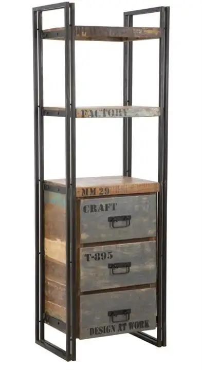 LIBRERIA CON CASSETTI CARIBBEAN 1416010000