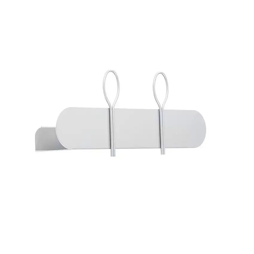 Mensola BALLOON 45x18 con due attaccapanni OG09045A-01 Bianco