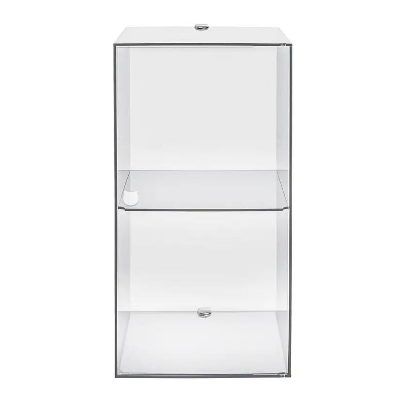 Mobiletto da parete per il bagno CLIO doppio trasparente I00532005TAC