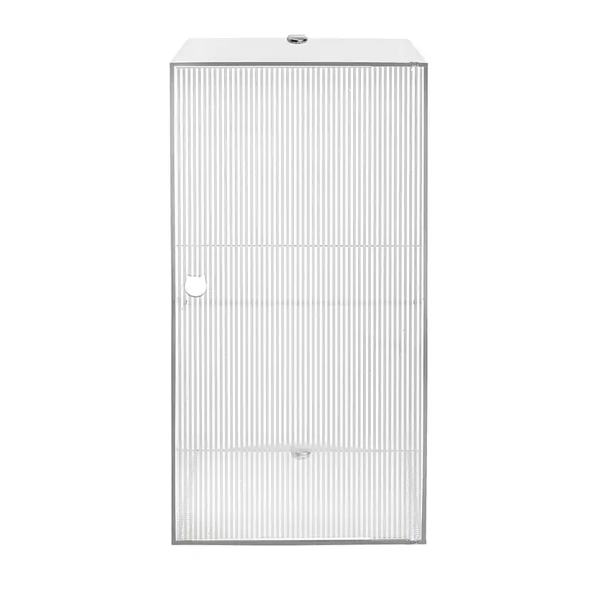 Mobiletto da parete per il bagno CLIO doppio trasparente I13532005TAC